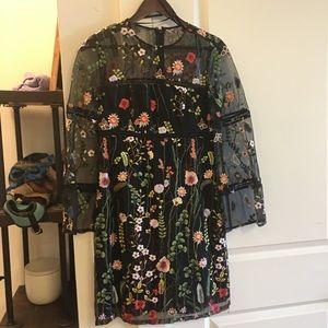 Nanette Lepore Floral Dress Sz 4